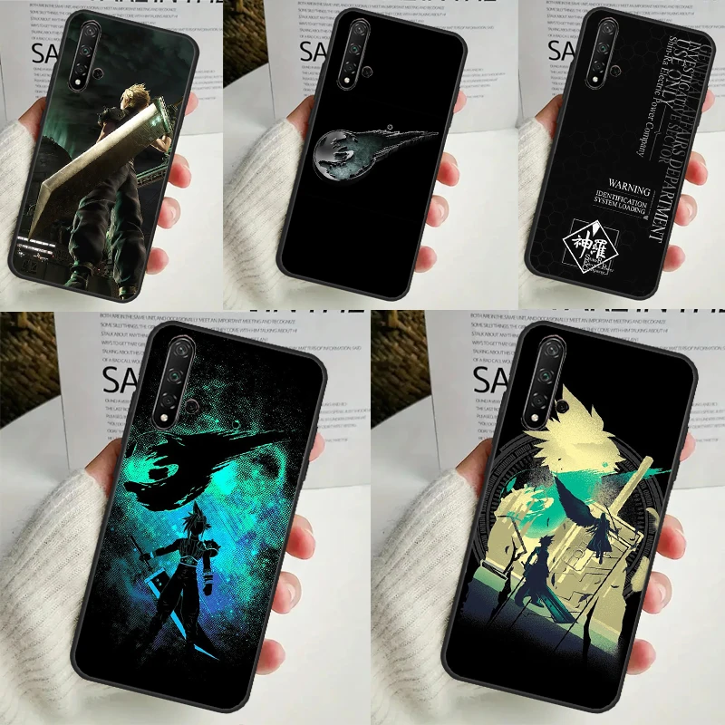 Final Fantasy VII Case For Huawei P30 P20 P40 Lite Nova 5T 11i 8i 3i 9 10 SE 11 Pro Y90 Y70 Y61 Y60 Y91 Cover