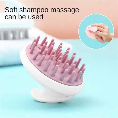 Nuevo Champú de silicona para el cuero cabelludo, peine masajeador para el cabello, cepillo para masaje del cuero cabelludo, champú, masajeador, masaje de puntos de acupuntura para el cuero cabelludo