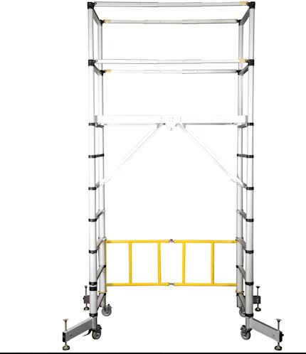 New Style Mobile aluminium Telescopic scaffolding tower ladder in scaffolding