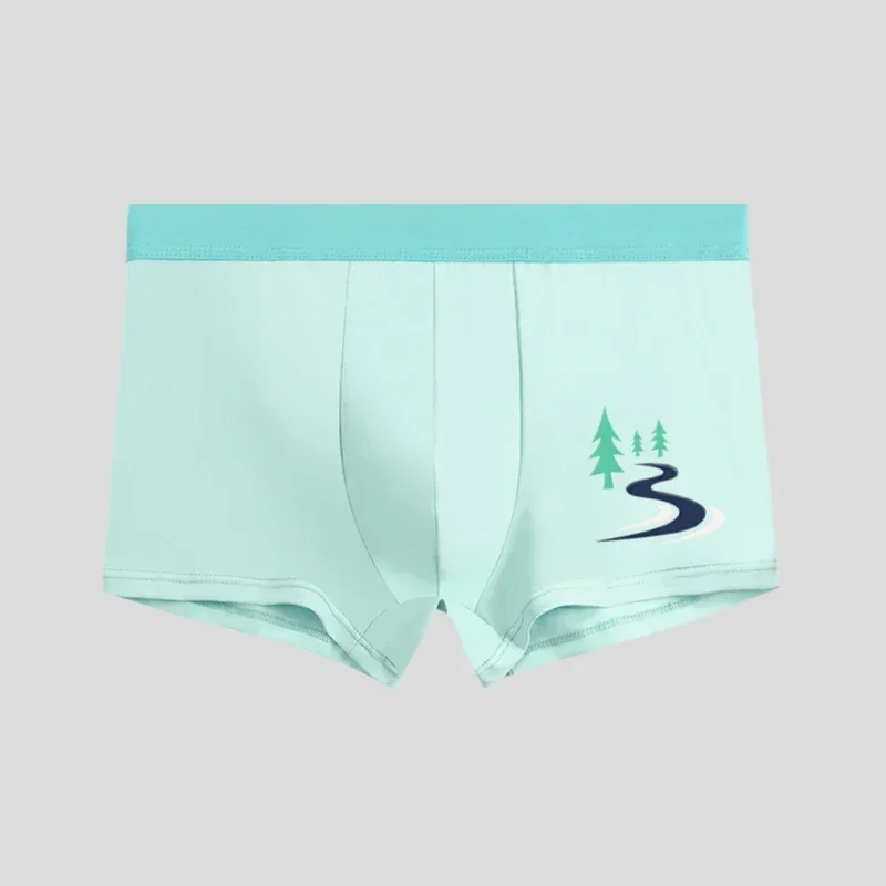 

Teenagers pure cotton antibacterial underwear male boxer development period sports breathable shorts boys junior high school box