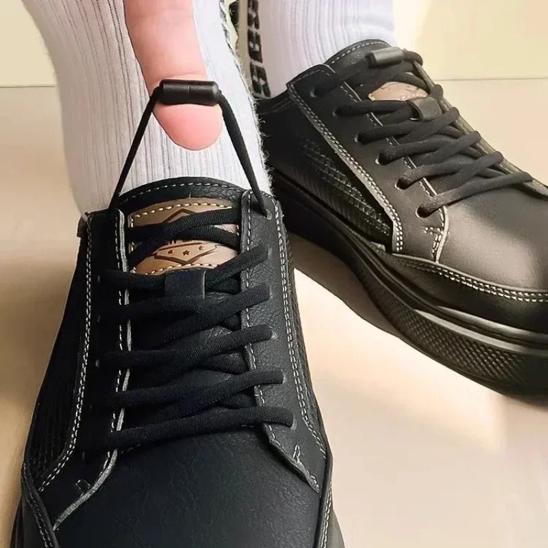 أربطة أحذية مرنة بدون ربطة عنق على شكل نصف دائرة للأطفال والكبار أحذية رياضية رباط حذاء كسول سهل الارتداء والخلع سلاسل الأحذية