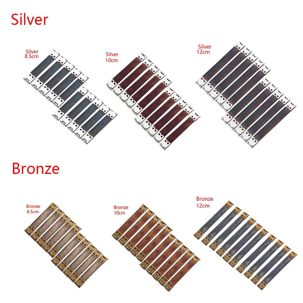 10PCS Metal Internal Flex Purse Frame Lot Kiss Clasp  Snap DIY Bag Accessories  8/10/12cm image 6