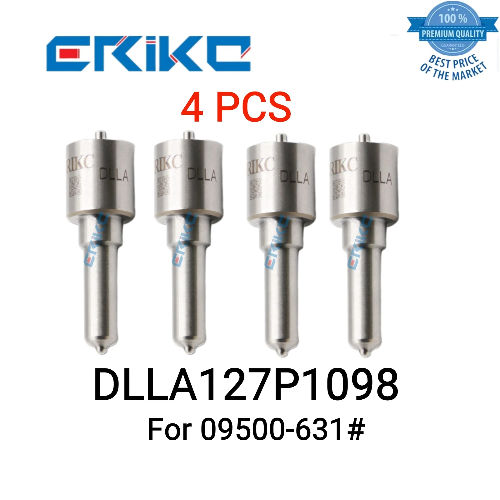 

4 PCS DLLA127P1098 093400-9441 Fuel Dispenser Nozzle DLLA 127 P 1098 Common Rail Nozzle DLLA 127P1098 for 09500-631#