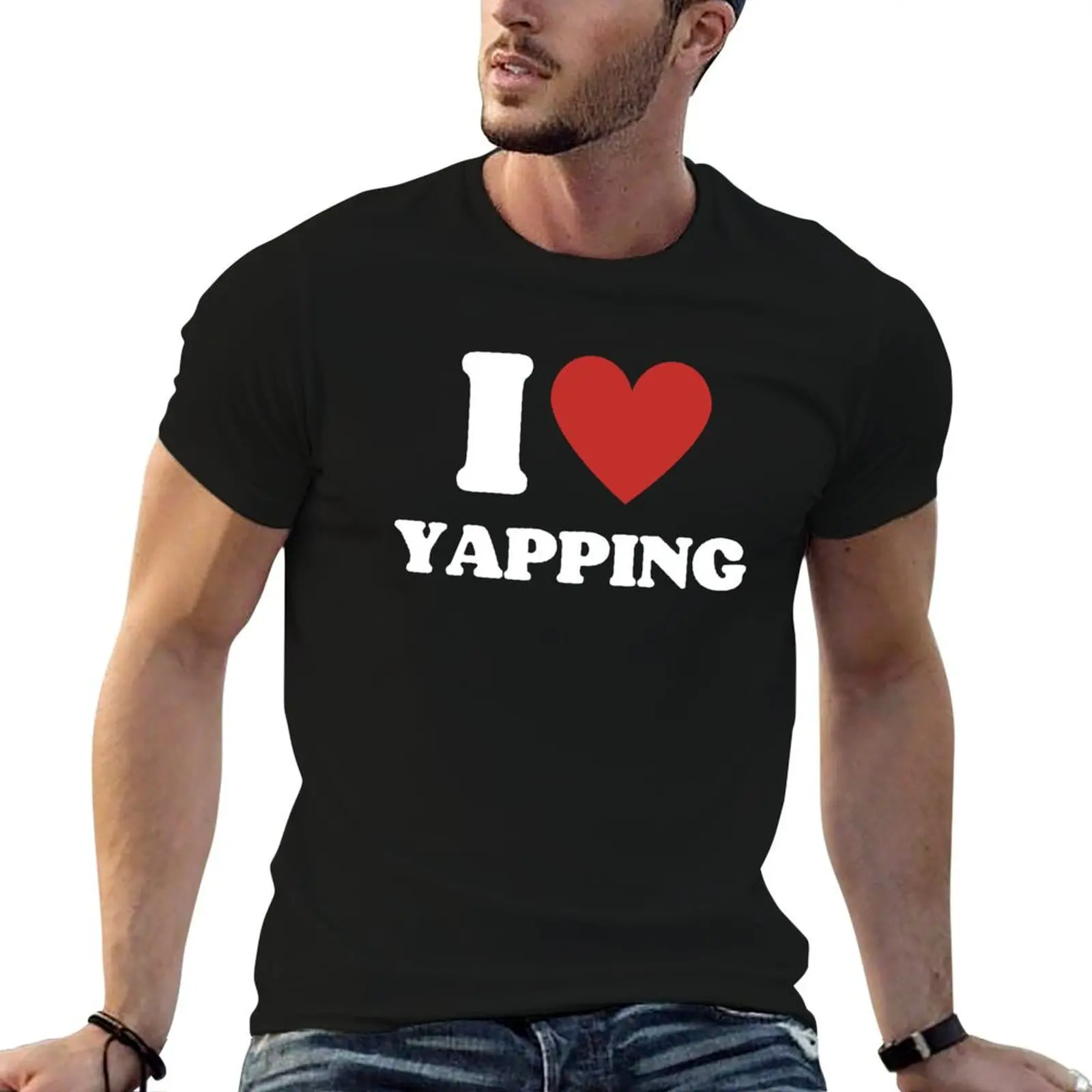 I Love Yapping T-Shirt Quick Dry Outdoor Sports T-Shirt