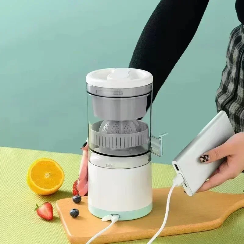 Portable Electric Juicer Multifunction Fruit Juicer Household Orange Lemon Blender USB Charging Kitchen Automatic Fresh Squeezer