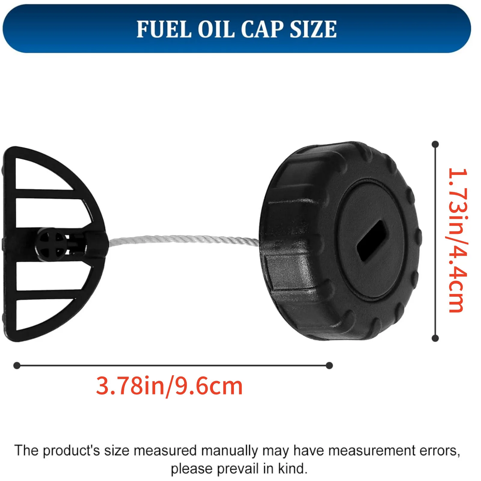 2PCS Chainsaw Fuel Tank Gas Cap Oil Filler Cap for Stihl MS170 MS180 017 018 Replacement Part 1130 350 0500