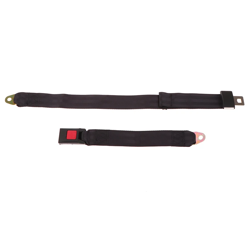 Car Auto Bus Seat Safety Belt Lap 2 Point Adjustable Retractable Universal Seatbelt