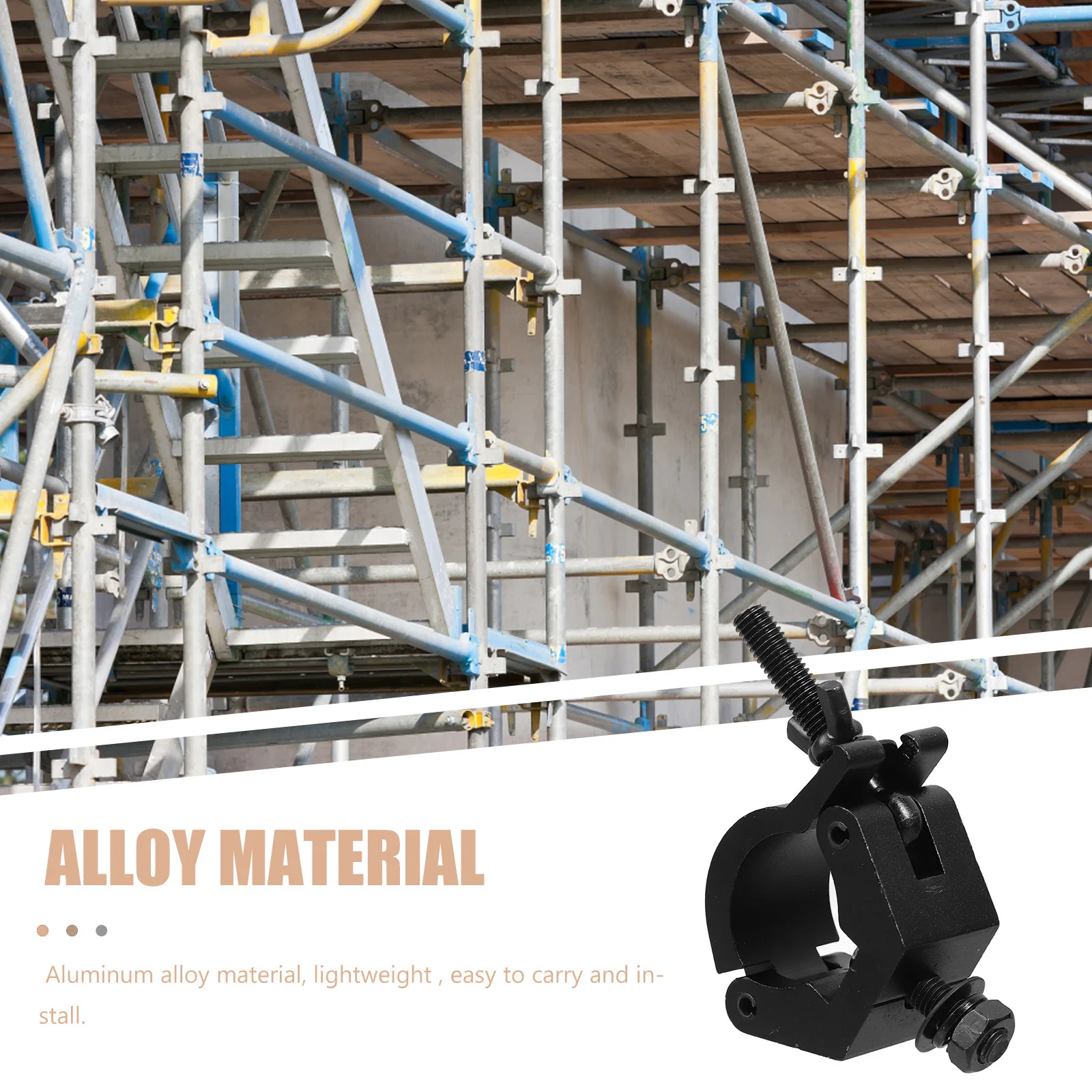 

Stage Hook Clamp Heavy Duty Aluminum Alloy Lighting Truss Hardware For Led Moving Head Safety Secure Rigging Support Pipe