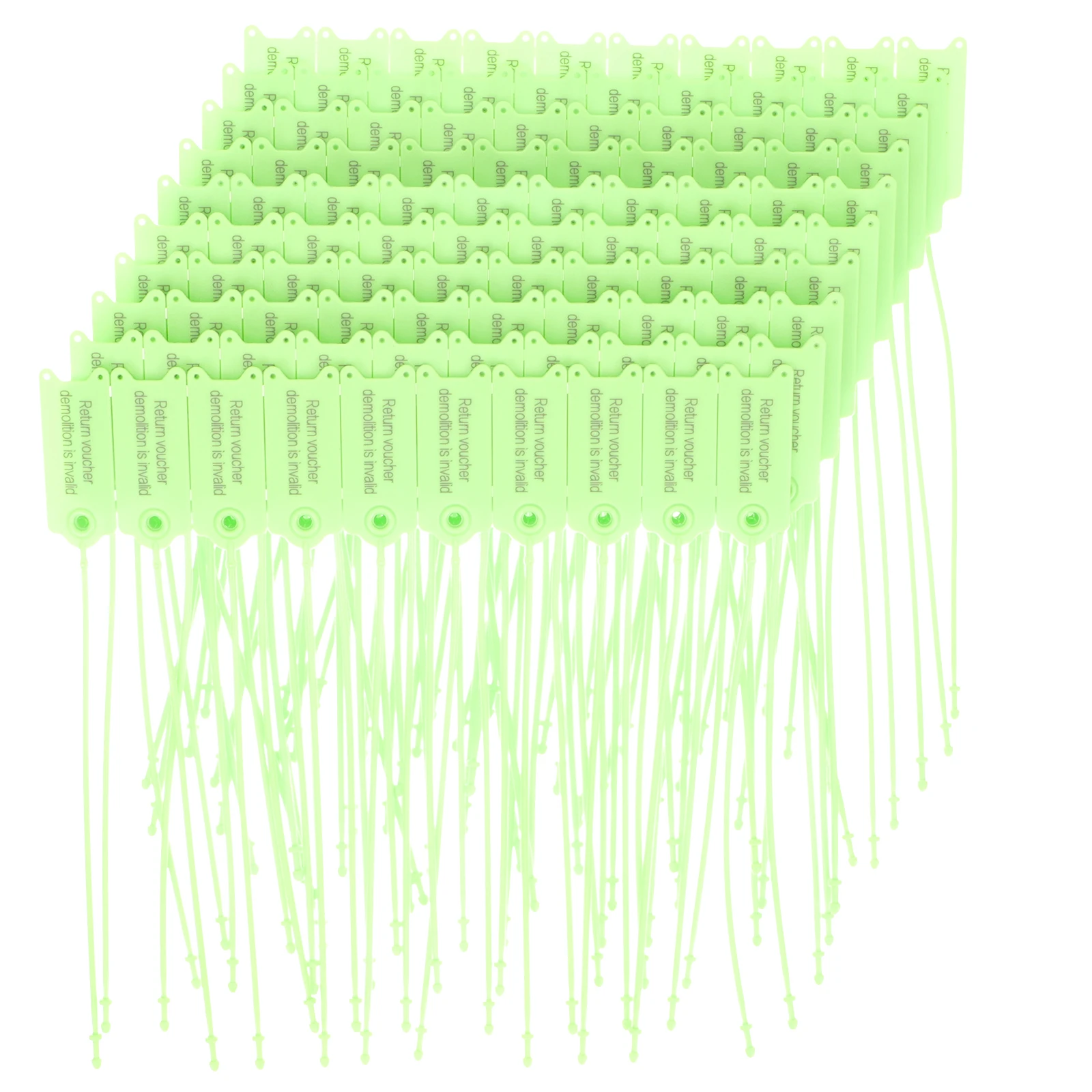 

100pcs Anti fake Product Label Cable Ties PP Material Wire Tags For Packaging Label Cable Ties Plastic Shipping