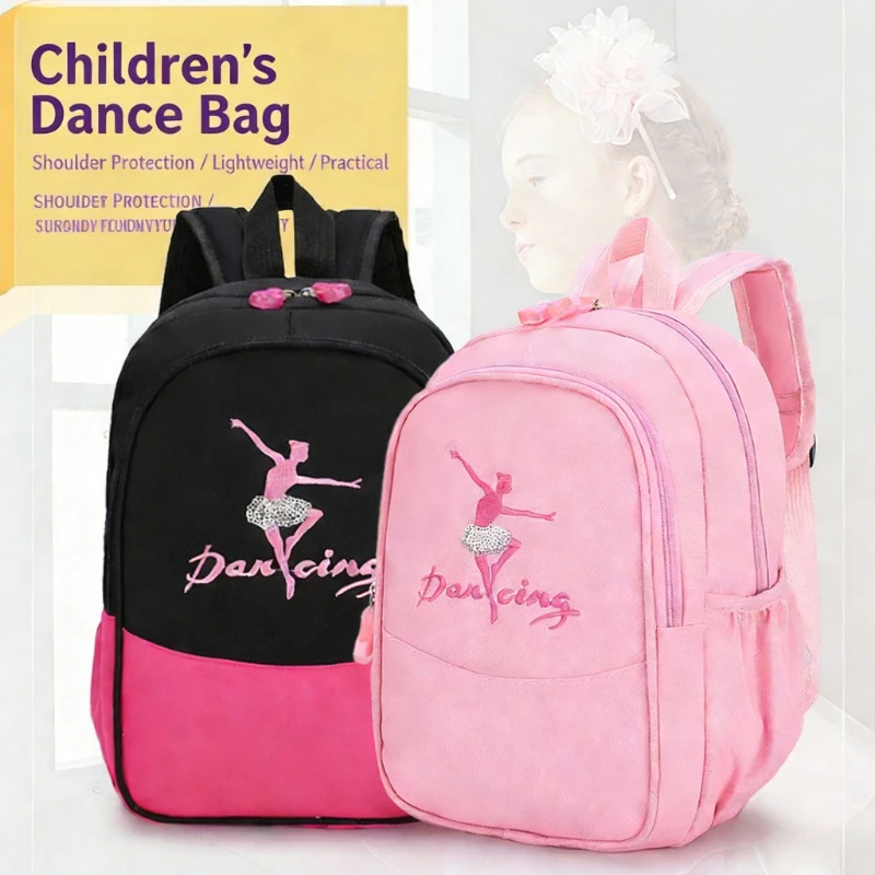 Kids Large Capacity Princess Package Children Ballet Dance Bags For Girls Student Gymnastic Sport Backpack