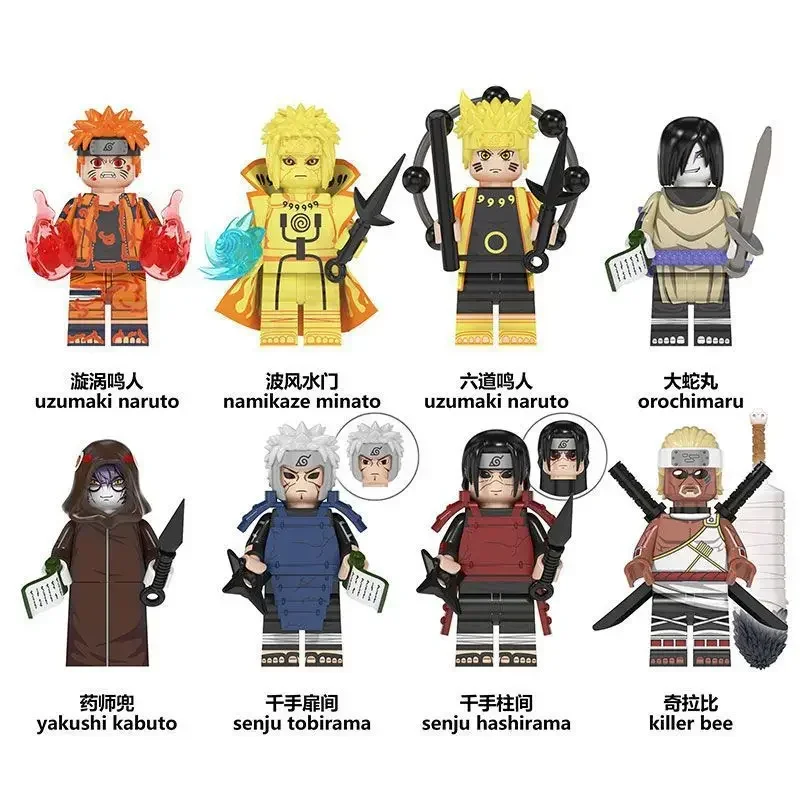 Naruto A Animations-Spiel-Peripheriefigur Kaguya Boruto Neji Tenten Iruka Yamato Madara Sasuke Anime-Action-Modellfiguren-Sammlung