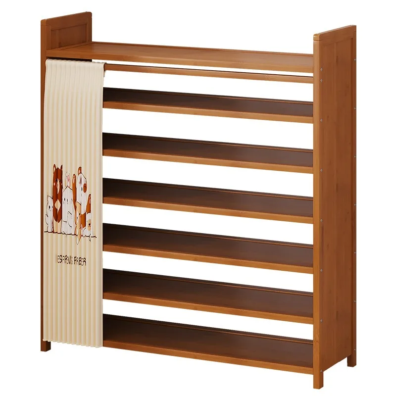 

Door multi-layer folding shoe rack installation-free large shoe cabinet