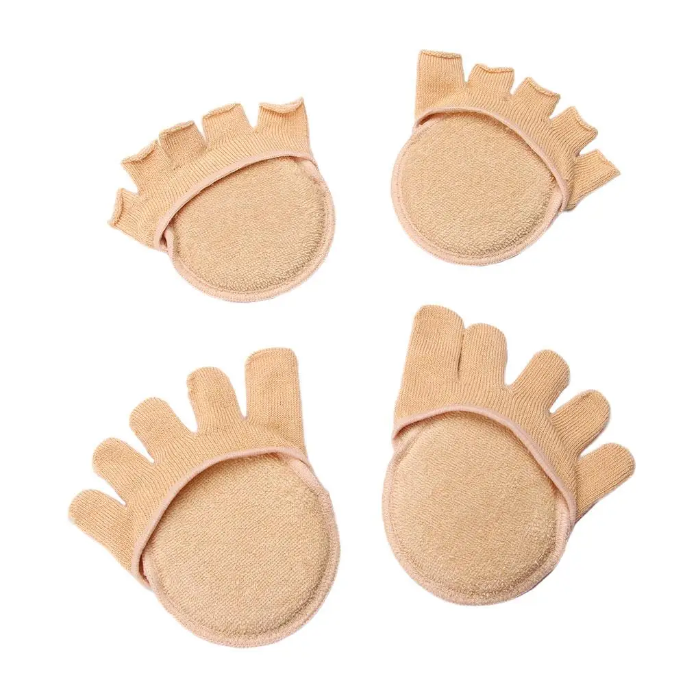 

Sponge Heelless Foot Pad Anti-slip Open Toe Half Socks Forefoot Sock Slippers Invisible Socks Forefoot Socks Open Toe Socks