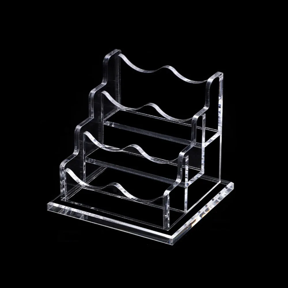 

Transparent Acrylic Business Card Holder Acrylic Thickened Desktop Display Holder Elegant High-capacity Organizer Storage Rack