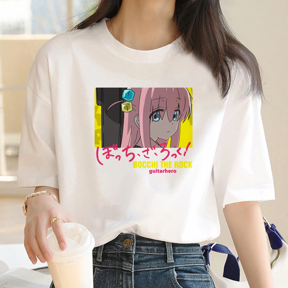 

Bocchi the Rock Tee women comic designer funny Tee female designer clothes