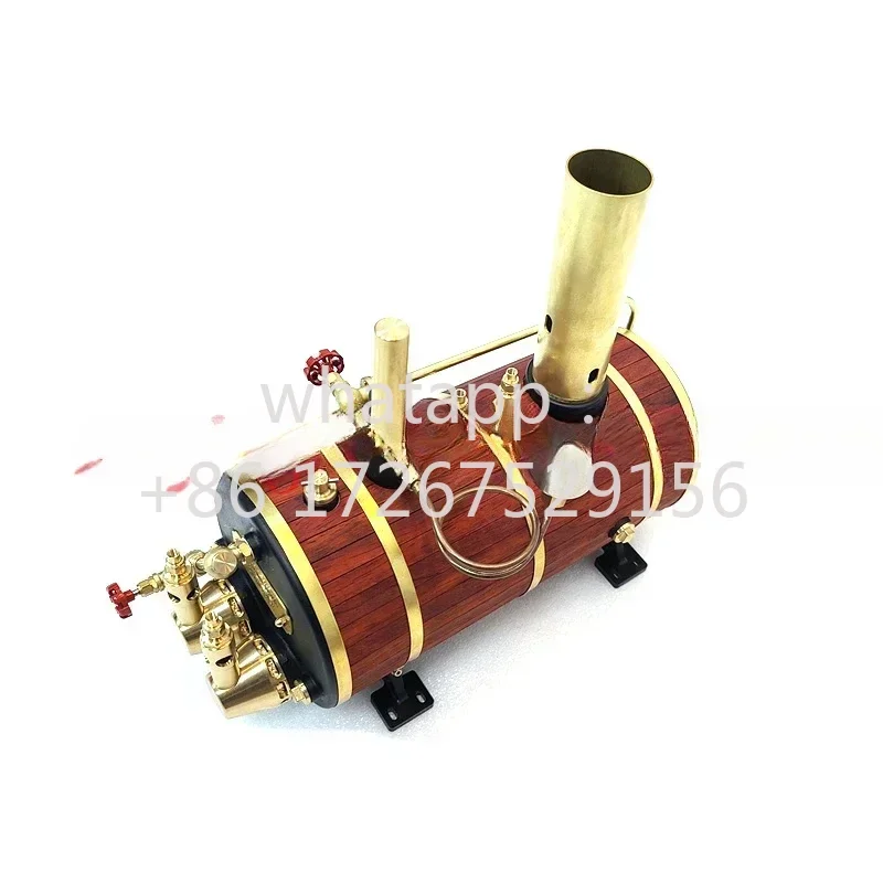 High-efficiency steam engine boiler, retro model marine boiler model, diameter: 105mm, full water capacity: 850ml