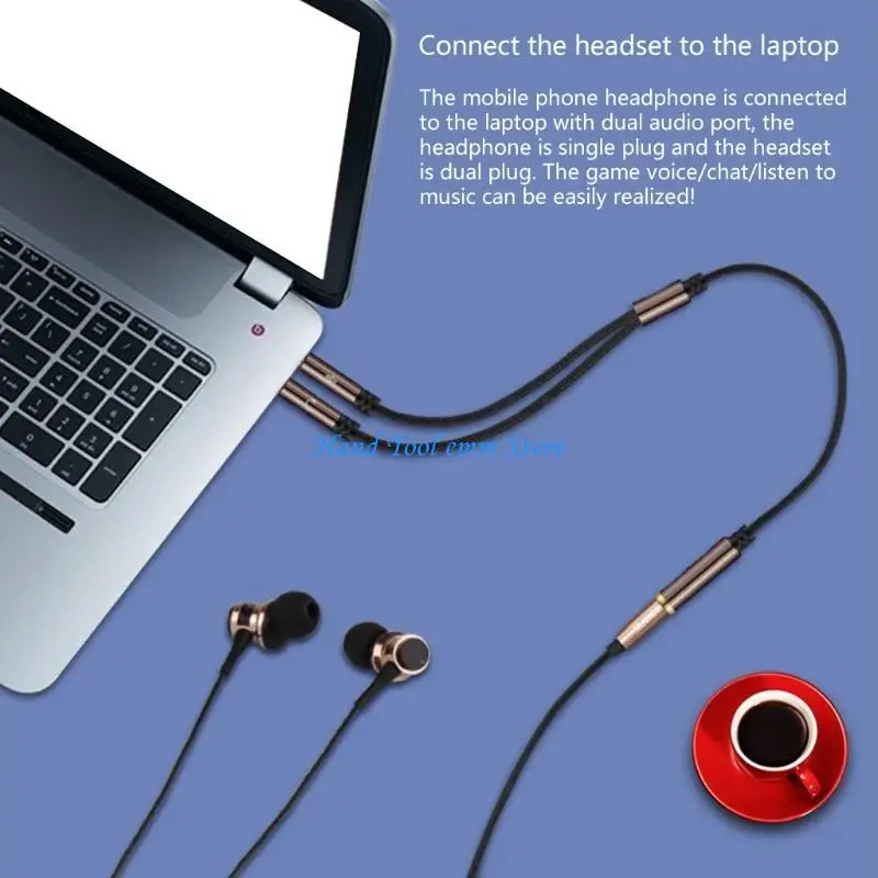 Picture 4: H37F 3.5mm Connection Plug Cable Extend Headset Cables For hyperx Cloud II/Alp