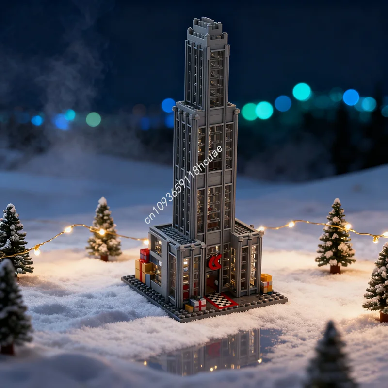 

1840 шт. MOC каскадные короны здание модульная модель блоки Рождественский подарок конструкция собрать DIY игрушки креативный день рождения