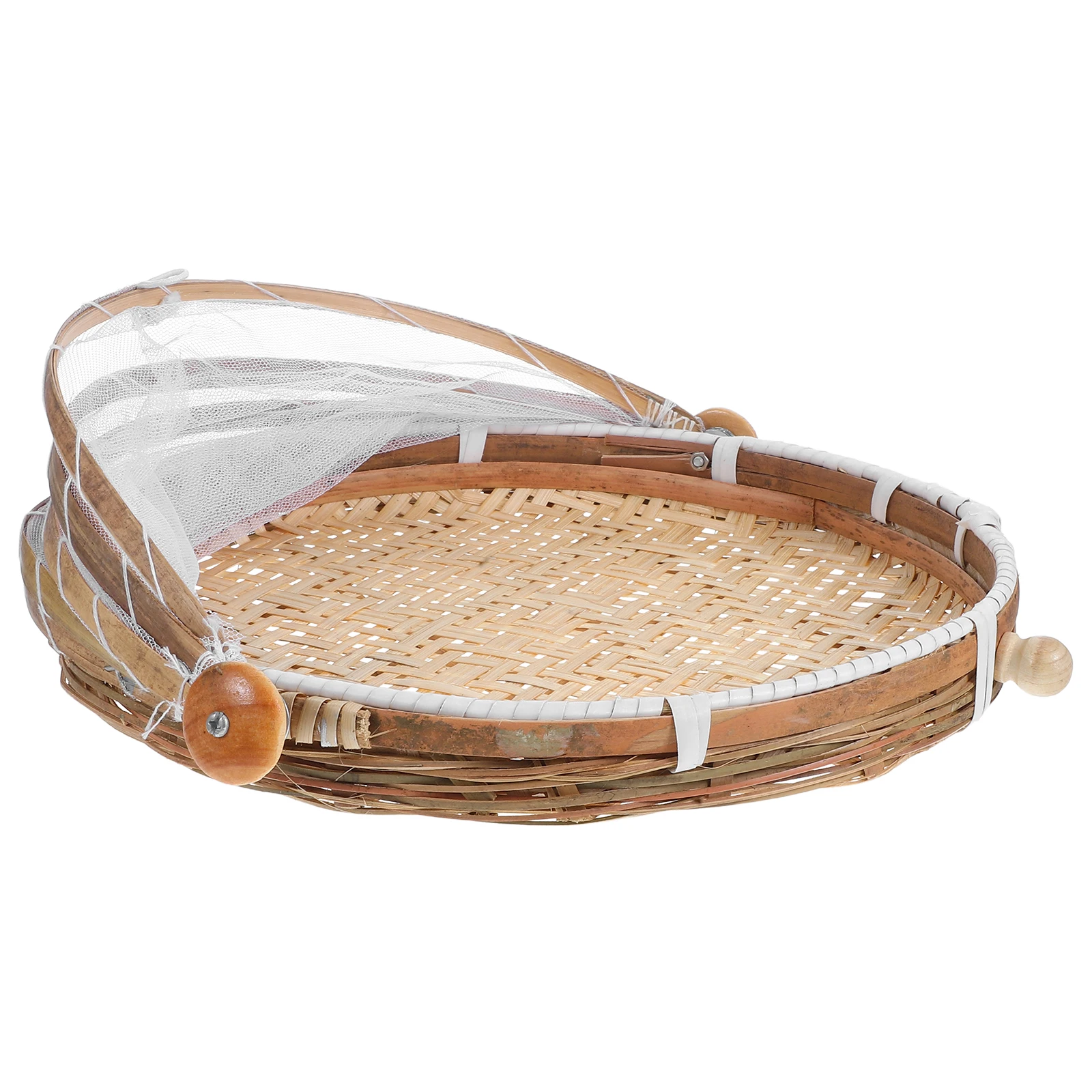

1Pcs Handmade Bamboo Dustpan Basket Woven Multifunction Storage Kitchen Household Bamboo Craft Storage Kitchen Basket