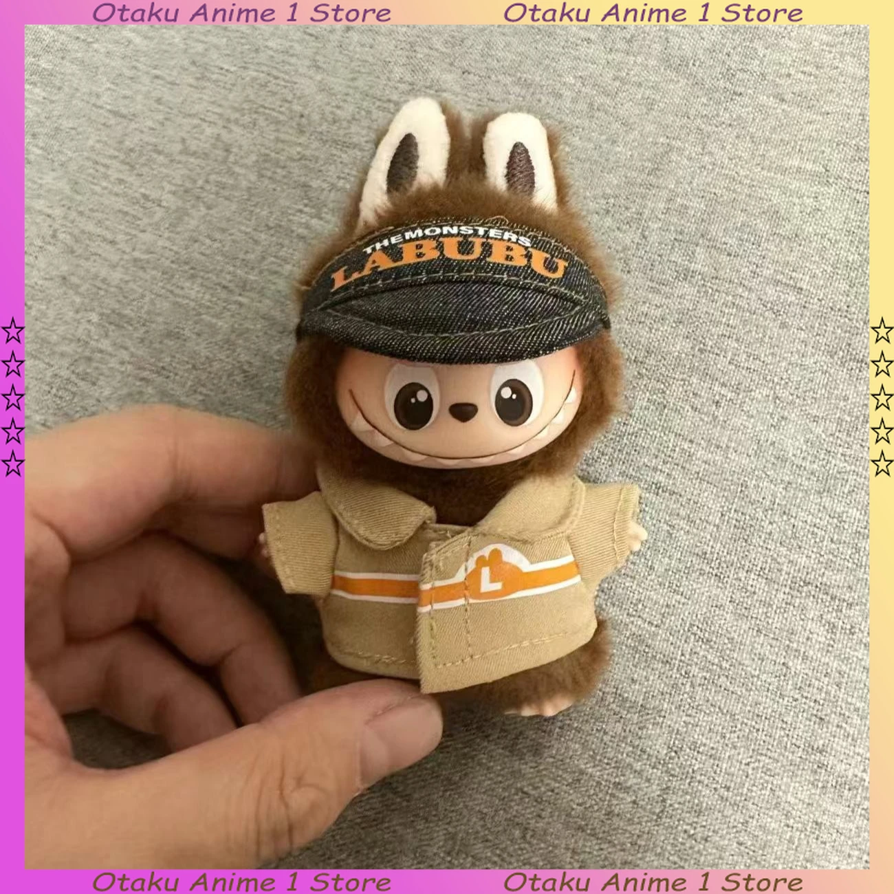 ل Labubu 4.0 الملابس لطيف أحمق مارت أمين الصندوق موحدة 3 قطعة مجموعة صغيرة أفخم دمية الملابس موضة إكسسوارات دمي هدية