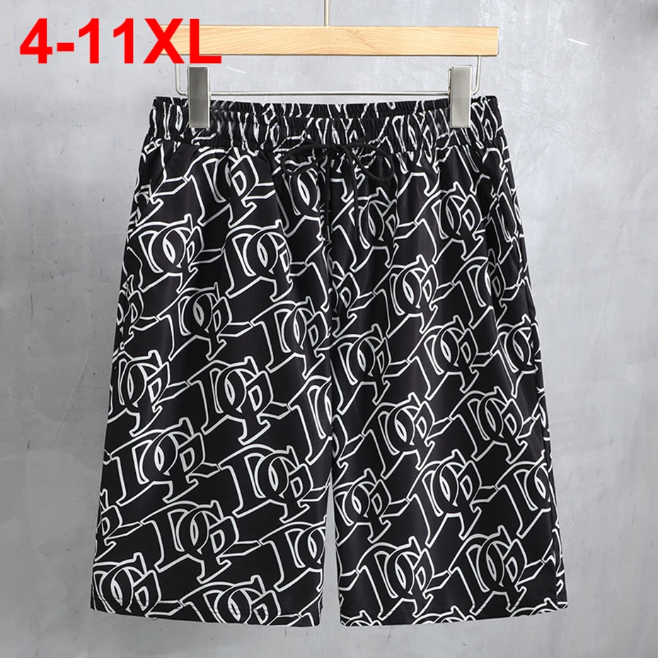

11XL 10XL Plus Size Shorts Men Summer Fashion Loose Hawaii Beach Shorts Thin Quick-dry Shorts 9XL 8XL Big Size