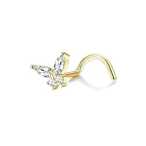 Stainless Steel Nose Piercing Studs, Gift