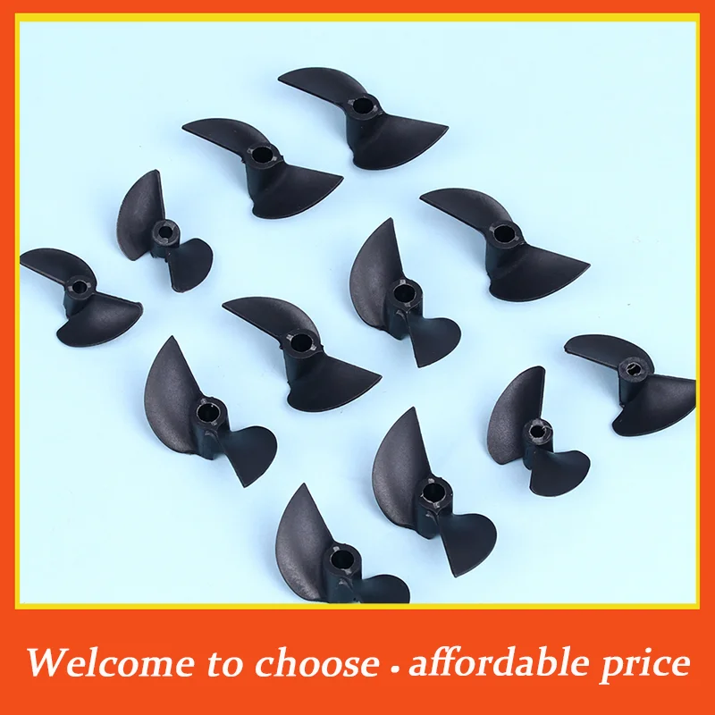

2 шт. новые высококачественные пропеллеры для радиоуправляемых моделей лодок, двухлопастные, CW/CCW, нейлоновые, левый/правый, диаметр 30-42 мм