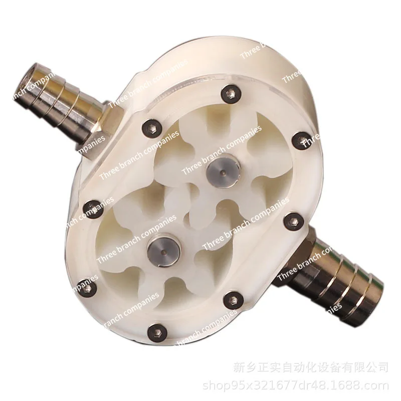 

Small filling machine accessories food grade honey tahini paste high viscosity micro conveyor all plastic pump