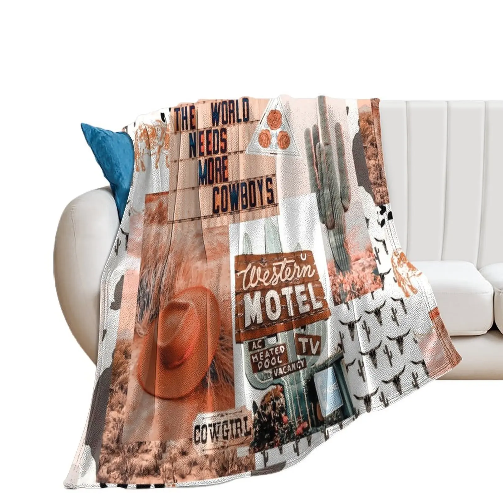 

Western, Cowgirl Collage Art Pinterest, Yeehaw Collage Throw Blanket Quilt Blankets Sofas Of Decoration Blankets