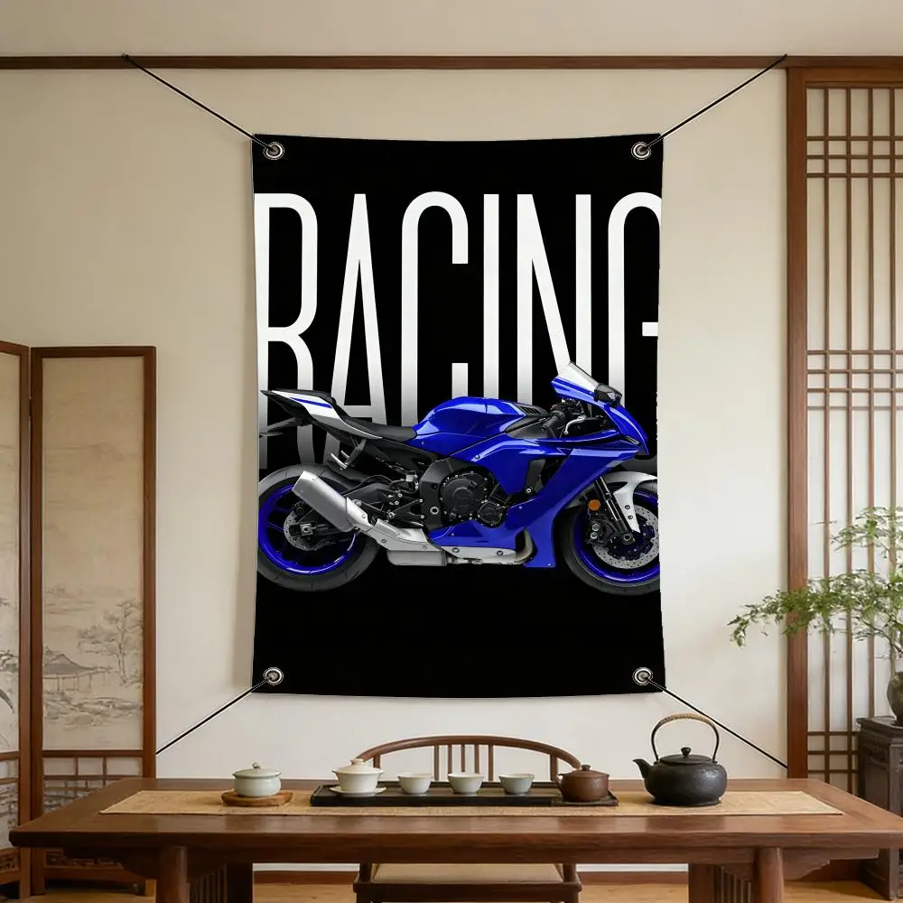 Brand R-racing Flags Warm Home Flag 4 Grommets Wrinkle Free Indoor Outdoor