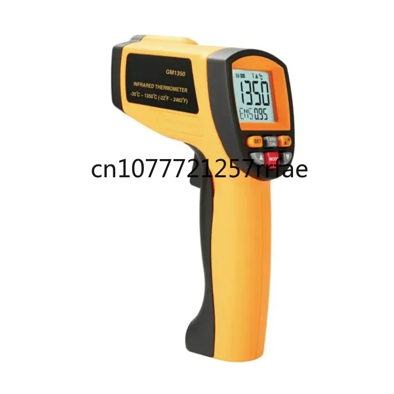 GM1350 Electronic Non-Contact Digital Thermometer Laser LCD Display Temperature Gun For Industry 009