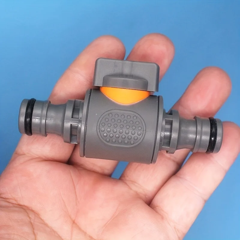 1Pc Plastic Garden Hose Quick Connect Valve Set - Universal Thread Ball Valve Switch for Car Wash and Pipe Repair