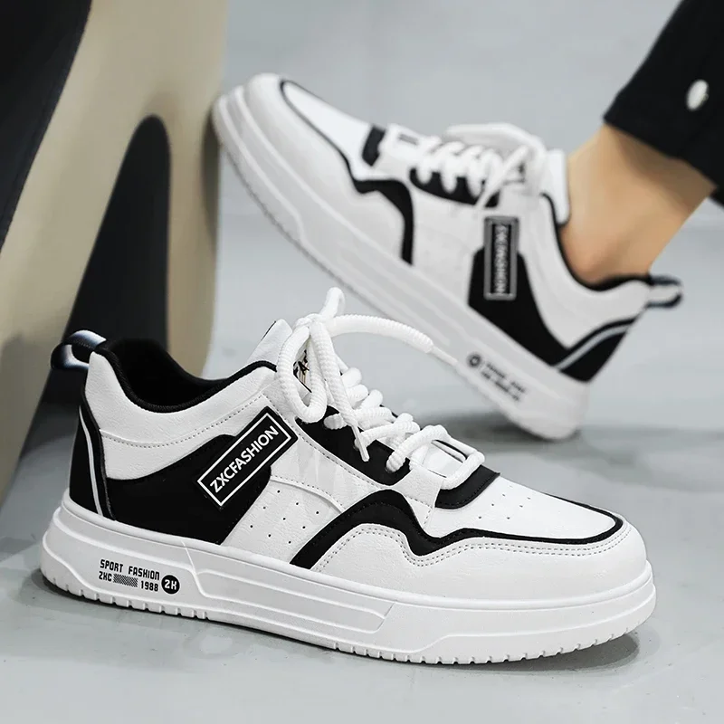 

Мужская вулканизированная обувь с низким берцем, новая весенне-осенняя стильная высококачественная брендовая прогулочная повседневная обувь на мягкой подошве со шнуровкой