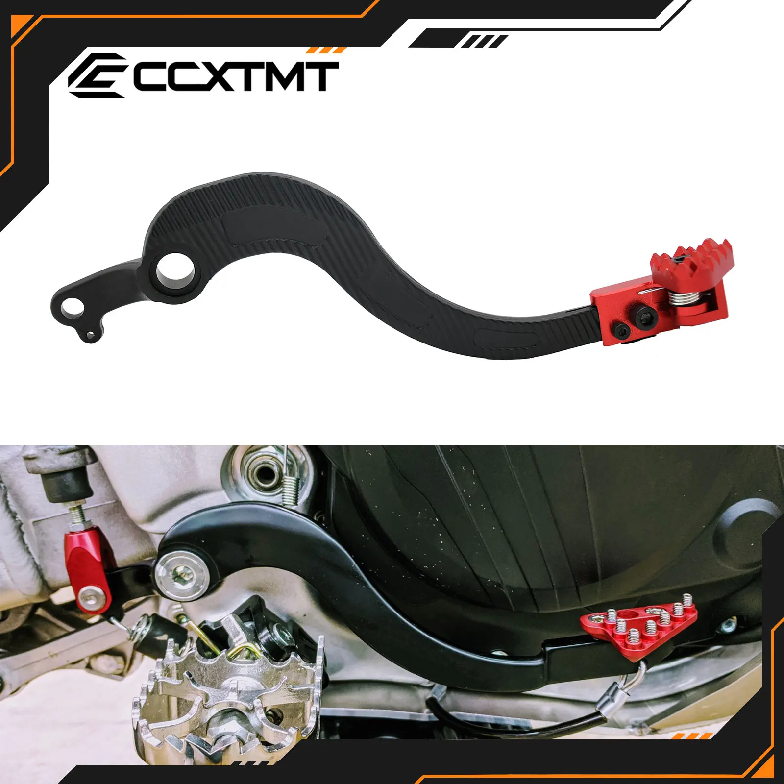 CNC-Aluminium-Hinterradbremspedalhebel für Honda CRF250X CRF450X 2005-2013 2014 2015 2016 2017 Motorrad Dirt Bike Universalteile