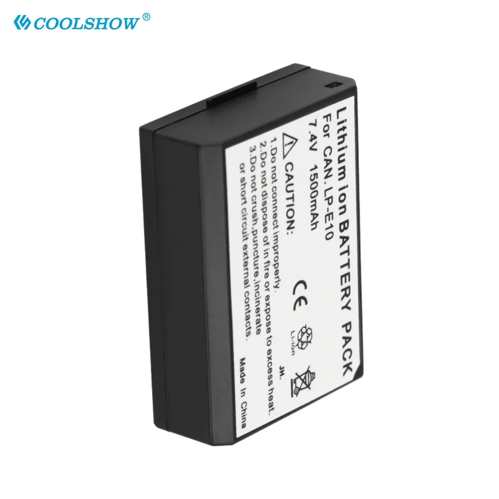 1500mah LP-E10 Battery / LP E10 Batteries for Canon EOS Rebel T3 T5 T6 T7 Kiss X50 X70 EOS 1100D 1200D 1300D LPE10 Battery