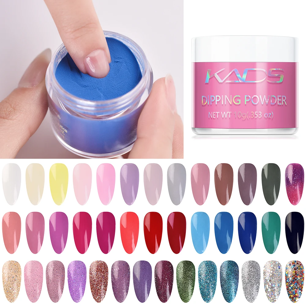 Nail Dipping Powders Holographic Gradient Chrome Pigments Glitter Dusts 40 Colors  Art Decoration Manicure DIY Supplies Tools