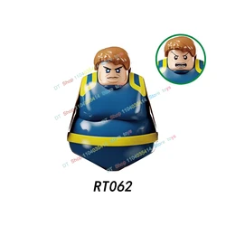 Bloques de construcción de Mini figuras de acción para niños, películas cómicas juguete para ensamblar de ladrillos, accesorios de escena MOC, RT062