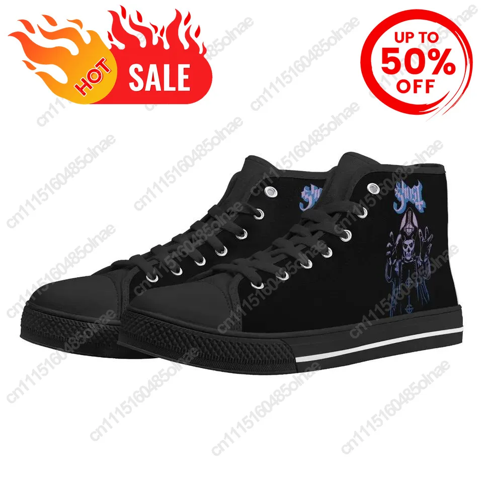 Black Heavy Metal Top High Quality Sneakers Men Women Teenager Canvas Sneaker Casual Couple Shoes