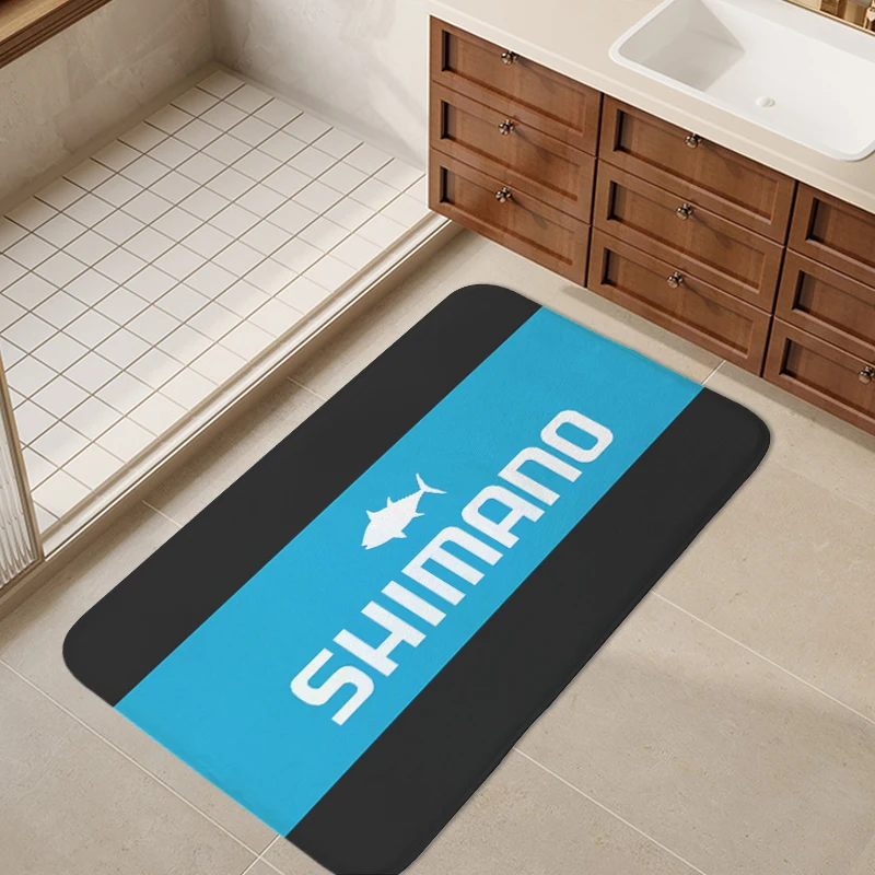 

Waterproof Bathroom Rug D-Shimano Custom Doormat Entrance Door Hallway Room Floor Carpet Kitchen Balcony Porch Foot Mat Non-slip