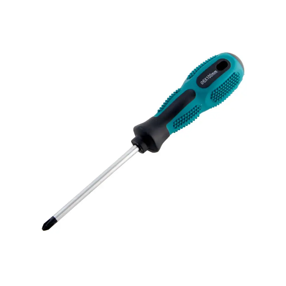 Efficient Magnetic Screwdriver Set Cr V Steel Material Rubber Grip Manual Hand Tool For Furniture Repairing Jobs