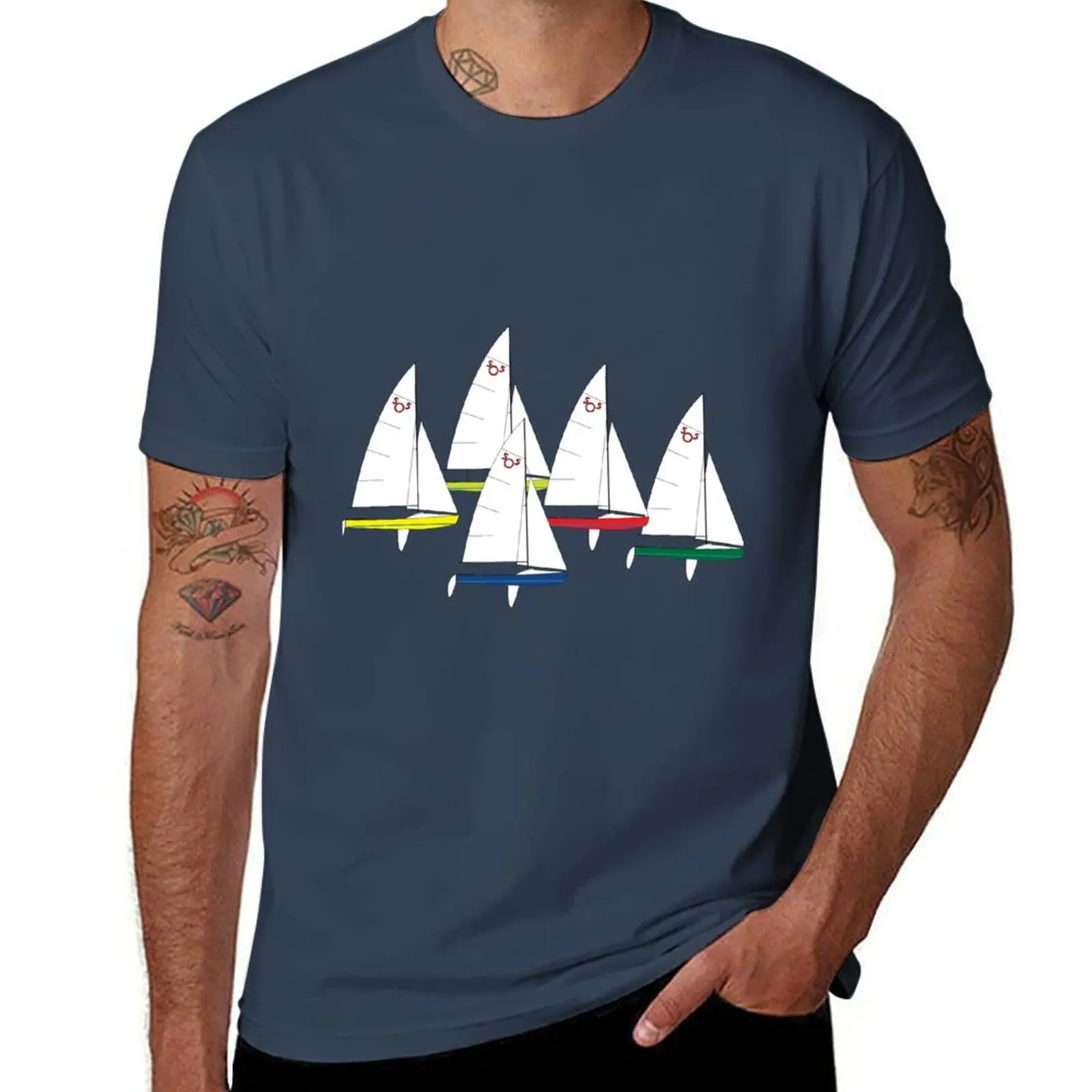 

International 505 Sailboats Racing T-Shirt vintage t shirts baggy shirts Short sleeve tee blanks heavyweight t shirts for men