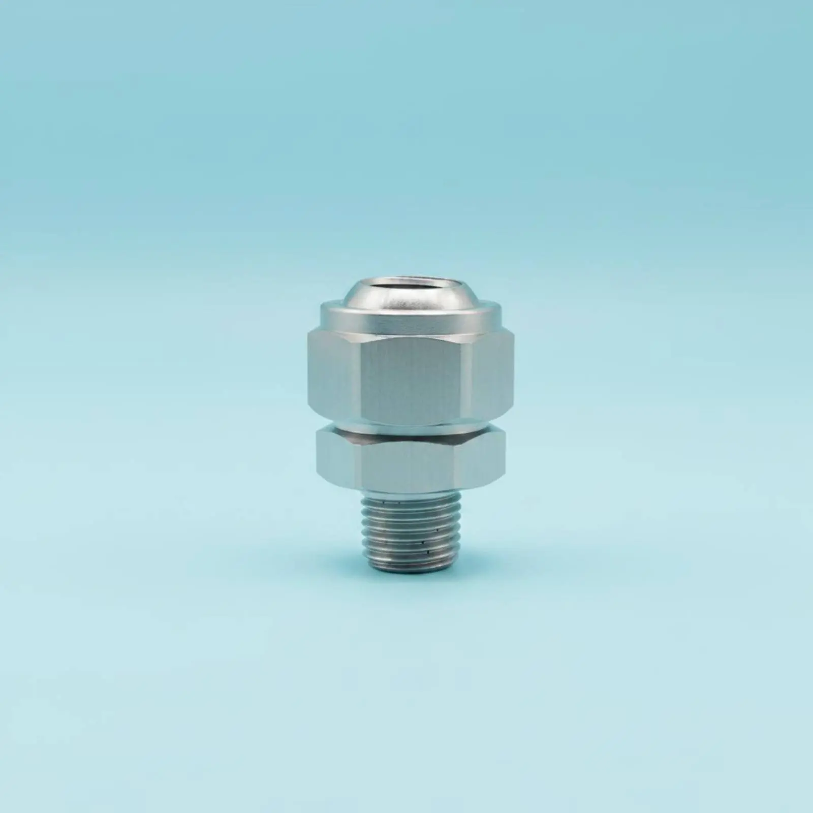

Stainless Steel Swivel Nozzle Multi Angle Rotation Adjustable Ball Nozzle 360 Degree Swivel Connector Easy to Install