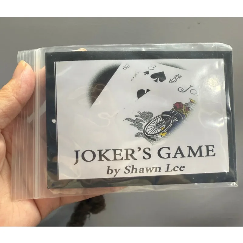 Joker's Game Magic Tricks Selected Playing Card Appear/Vanish Poker Magia Close Up Street Illusions Gimmick Mentalism Puzzle Toy