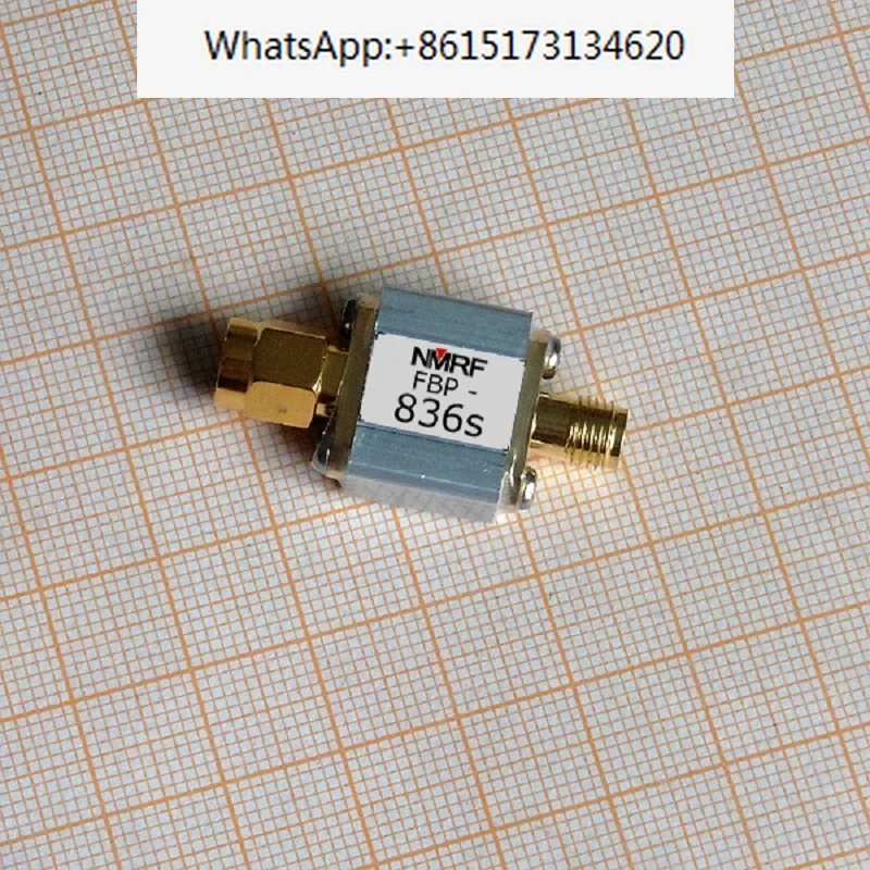 

836 (824-849) MHZ GSM900 special SAW bandpass filter, 25MHz bandwidth, SMA interface