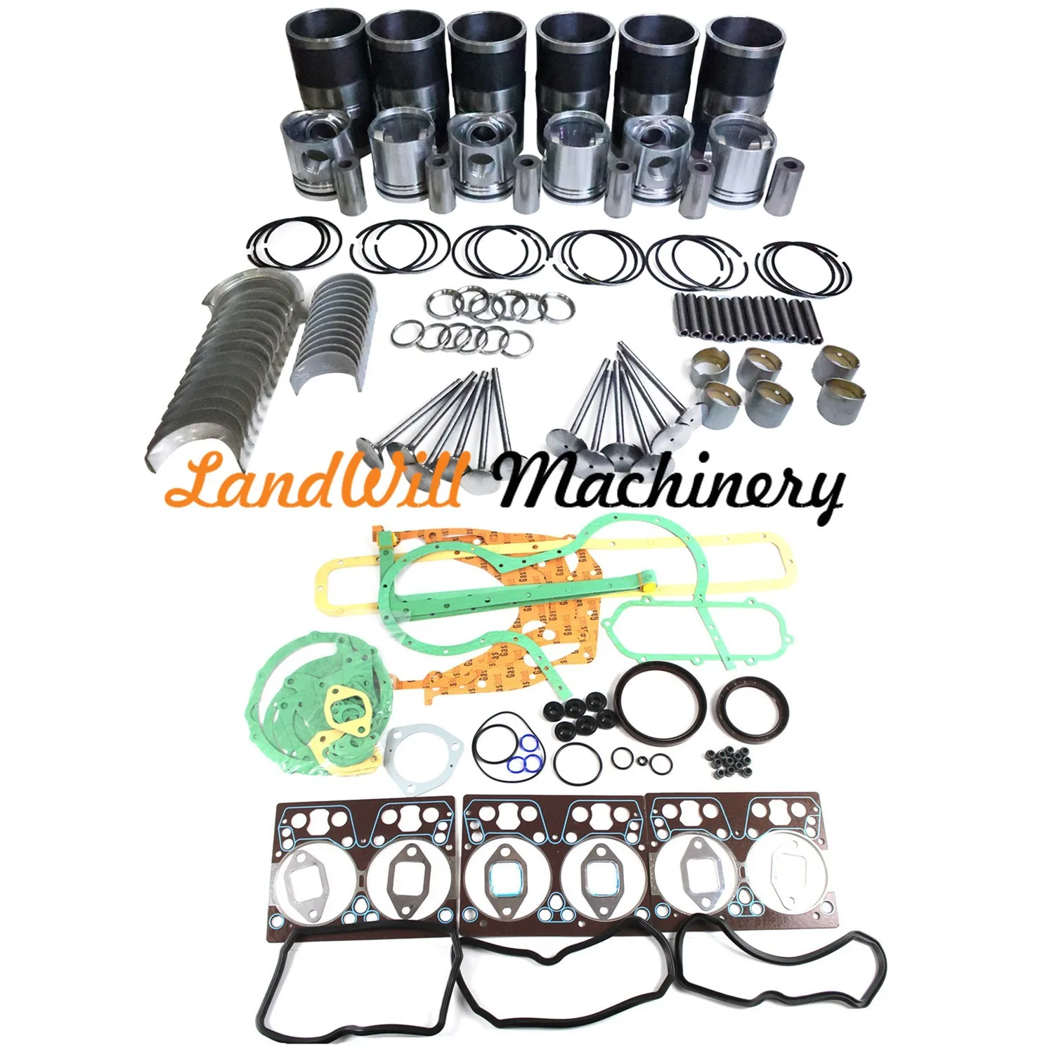 Overhaul Rebuild Kit Connecting Rod + Crankshaft Fits Doosan Daewoo D1146N