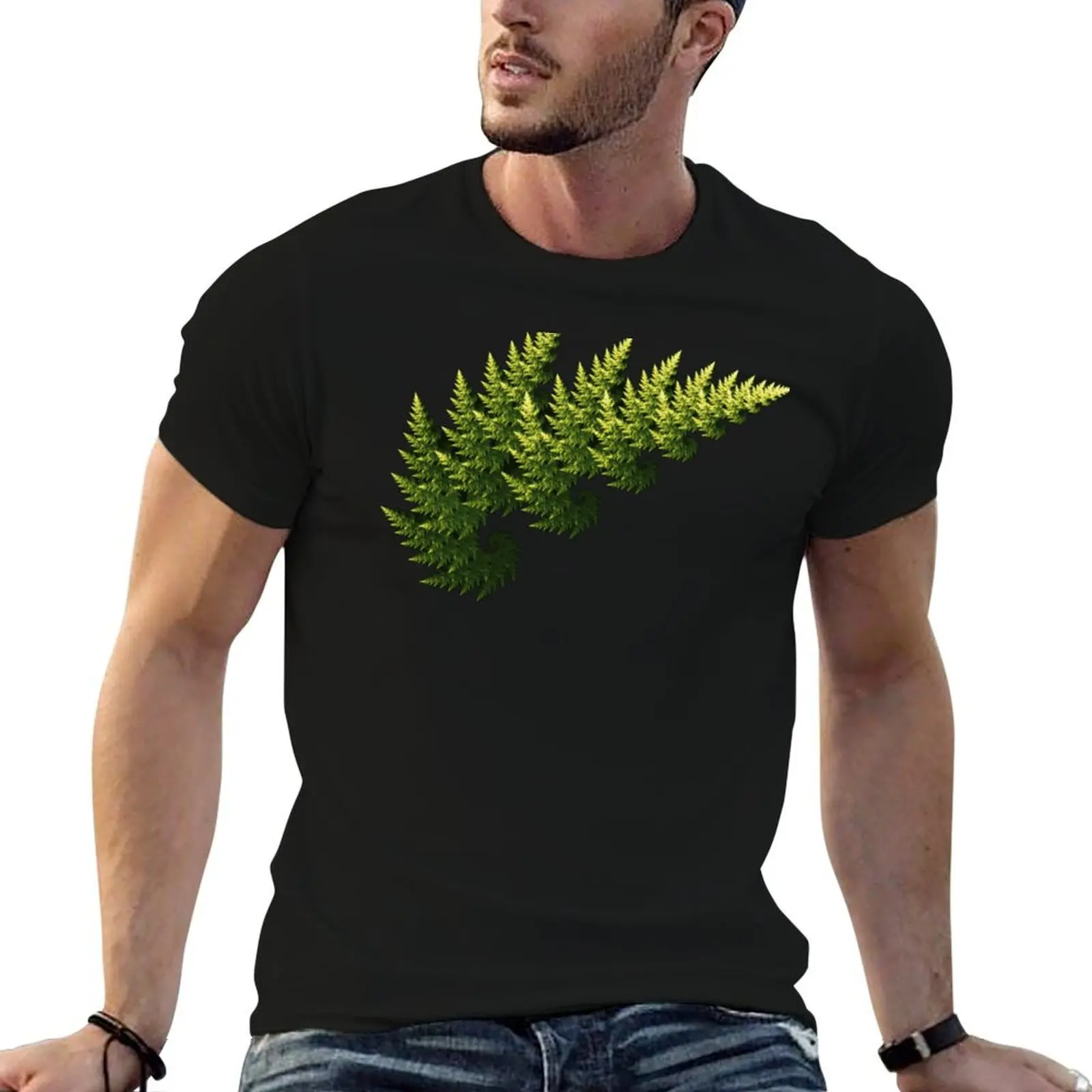 

Tree Fractal T-Shirt men t shirt cotton 100% man t shirt cotton high quality anime tshirt T-shirt