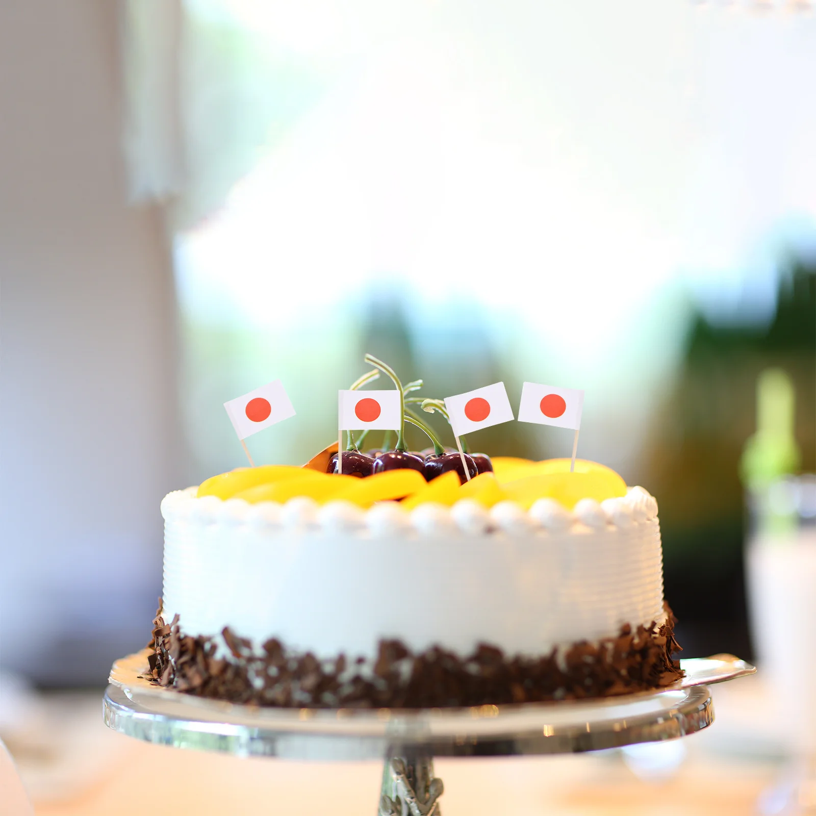 

100 Pcs Color Toothpicks Flags for Cupcakes Topper Cheer Toppers Country International Decorations