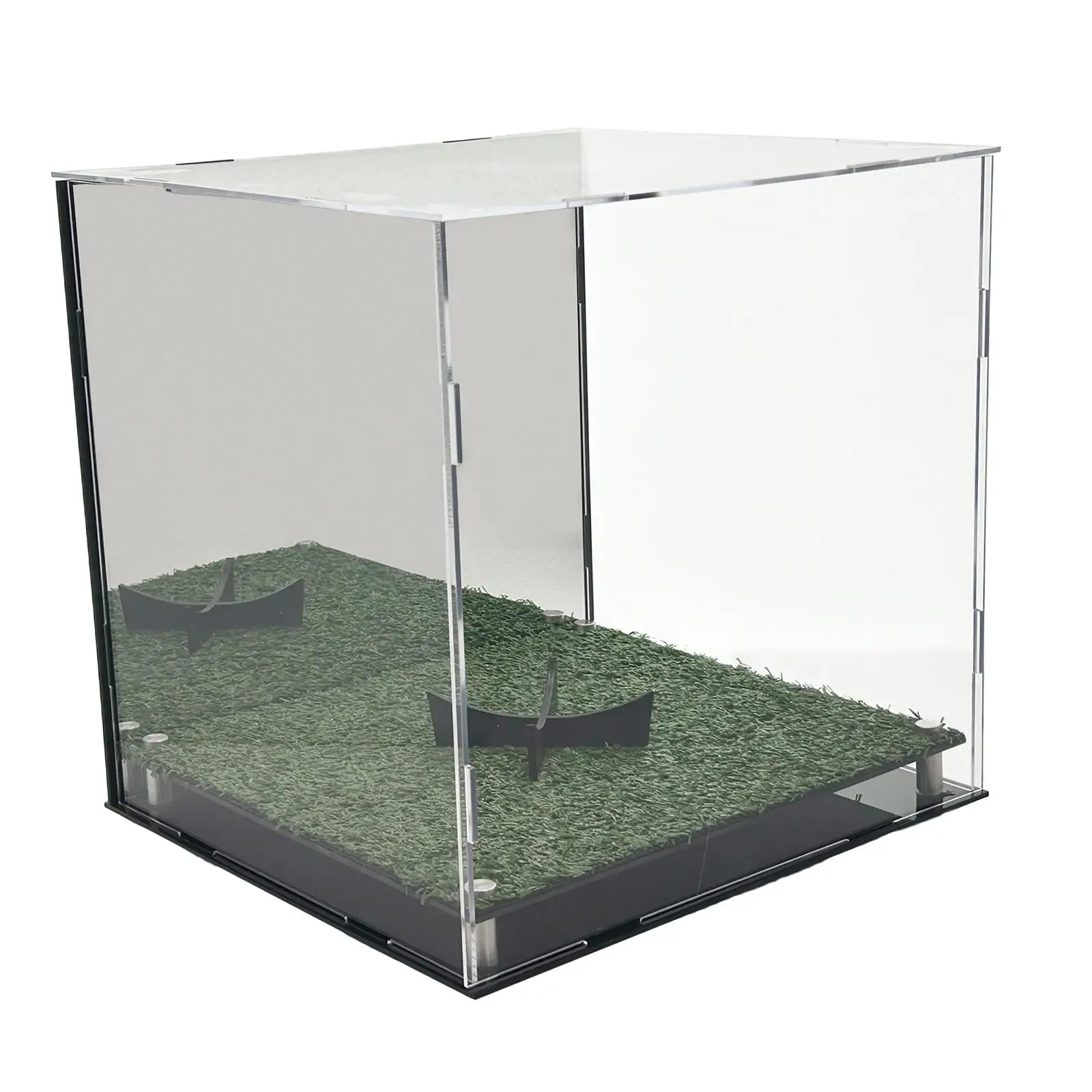 

Football Helmet Display Case Acrylic Full Size Self Assembly Transparent Display Box with Base for Baseball Helmet Souvenirs