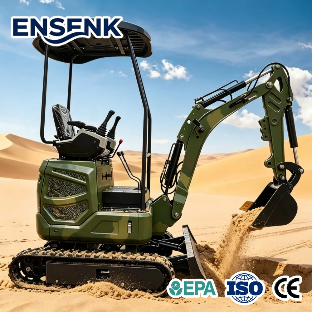 New Model Mini Excavator 1.7Ton With Thumb Clamp Can Be Added For Construction Farm Tractor Digger Koparka Machine Europe