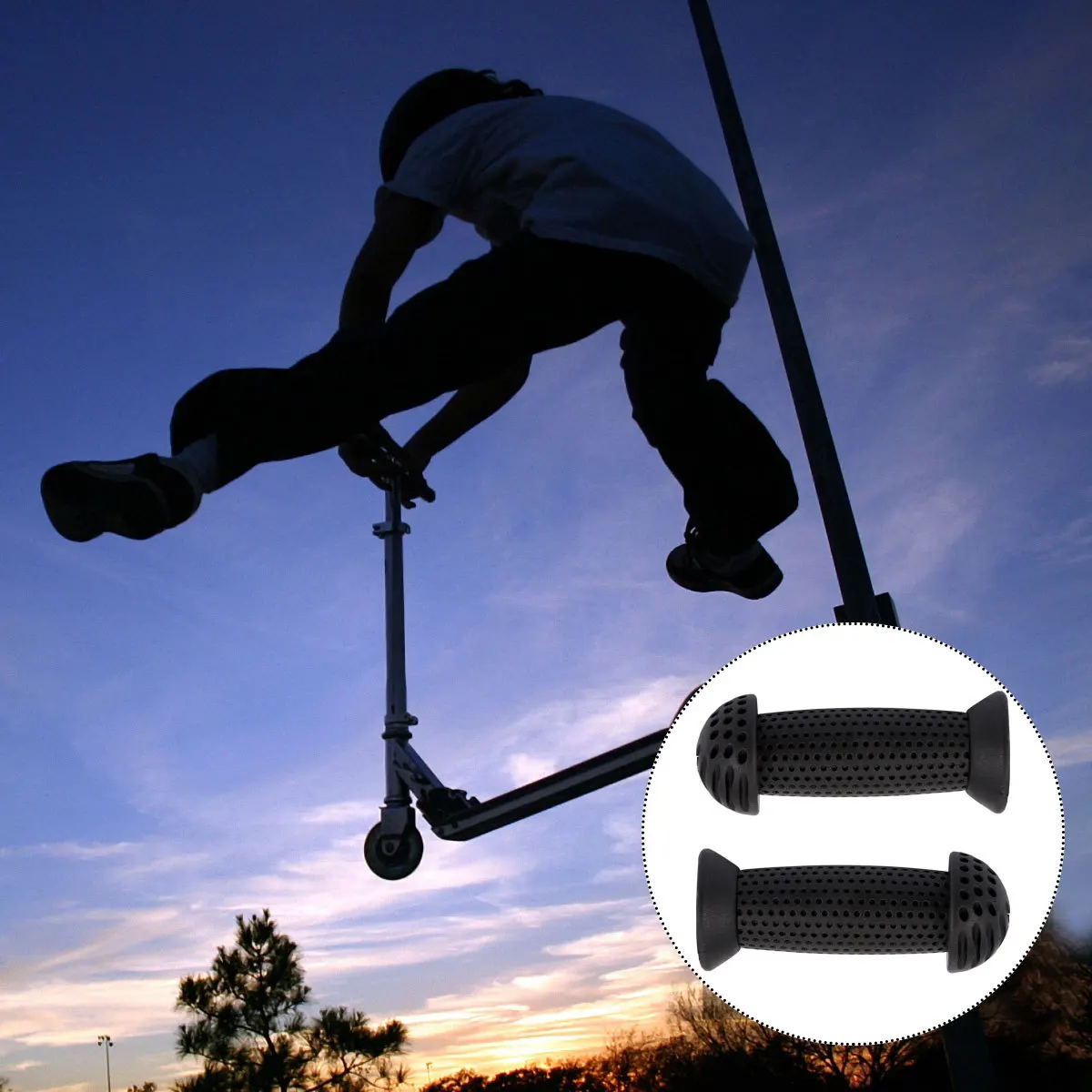 

2pcs Bicycle Handlebar Grips Silicone Anti-Skid Comfort Wear-Resistant For Mountain Folding Bike Handlebar Covers